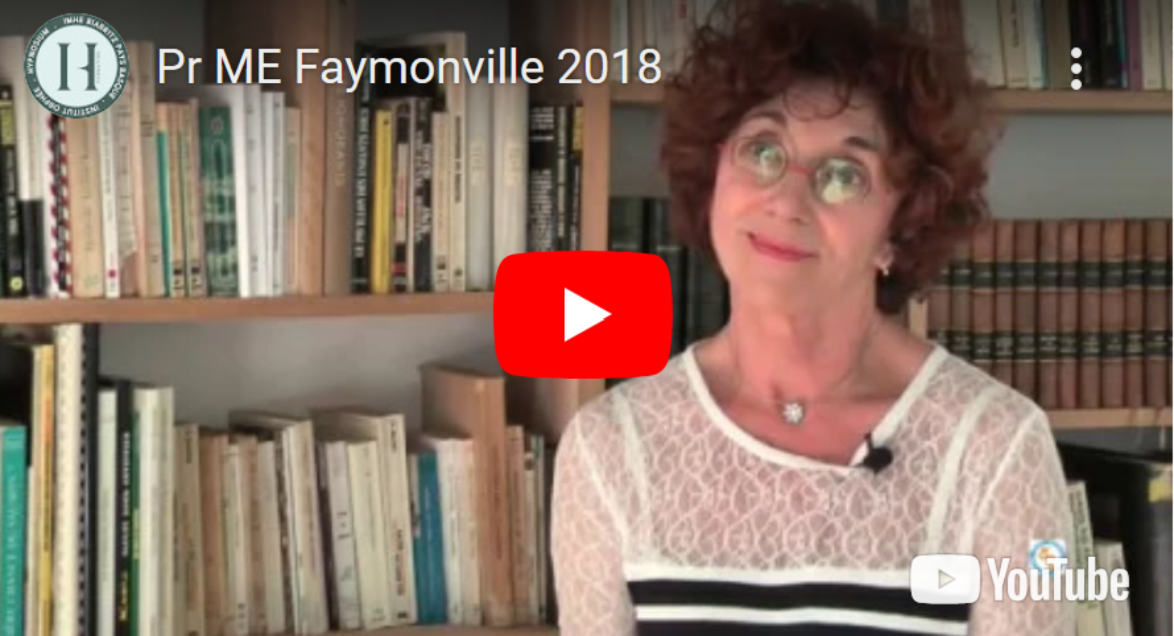 Hypnose et anesthésie, douleurs chroniques, oncologie en groupe,  soins intensifs, langage thérapeutique, gestion du deuil en médecine générale et douleurs psychiques chez les personnes âgées – Pr ME Faymonville