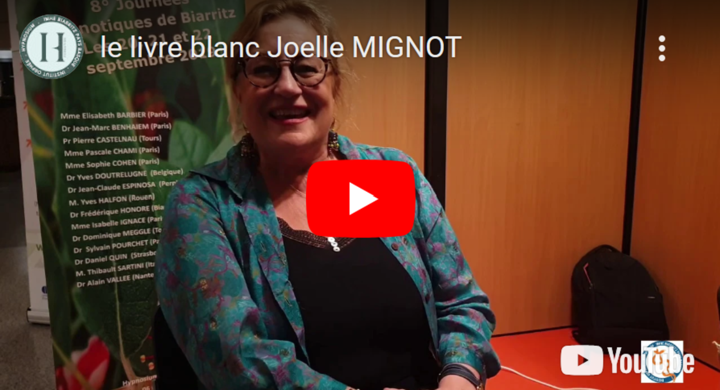 Le livre blanc de l’hypnose – Joëlle Mignot