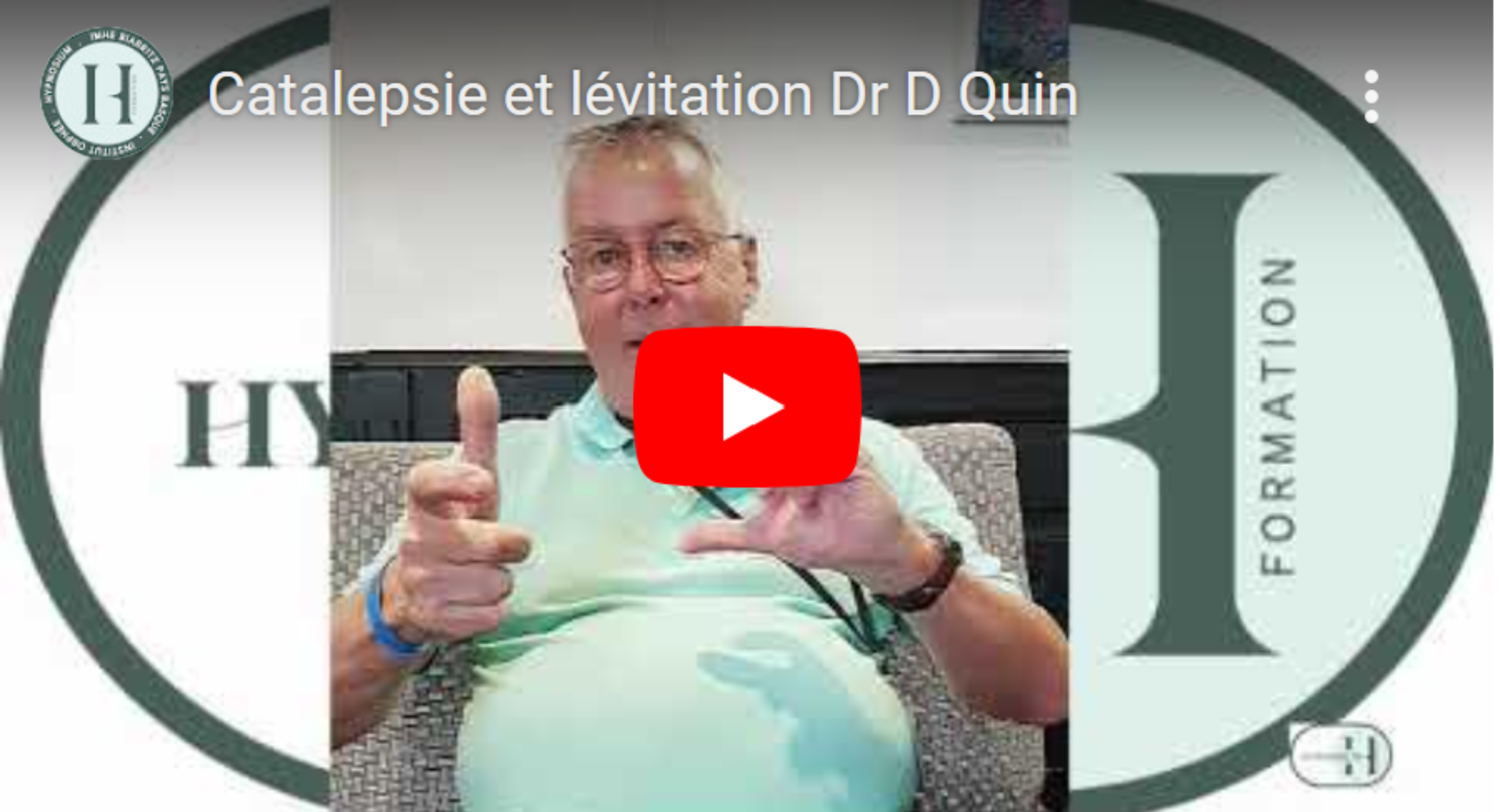 Catalepsie et lévitation – Dr D Quin