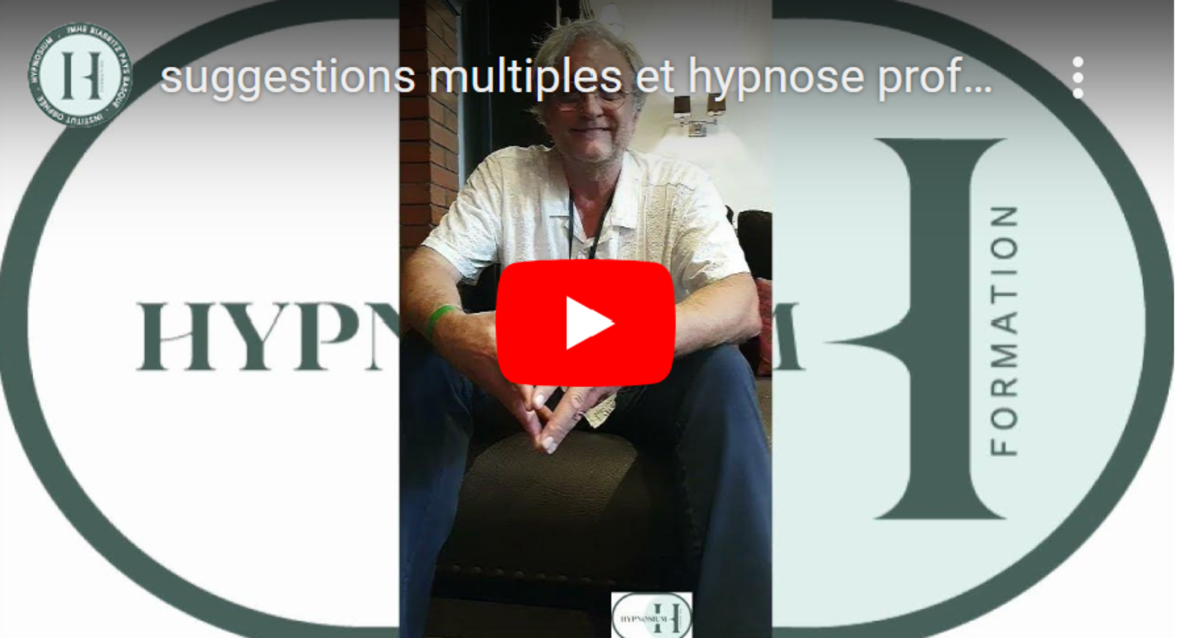 Suggestions multiples et hypnose profonde – Dr Megglé