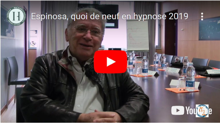 Lire la suite à propos de l’article Quoi de neuf en Hypnose – Dr Jean-Claude Espinosa