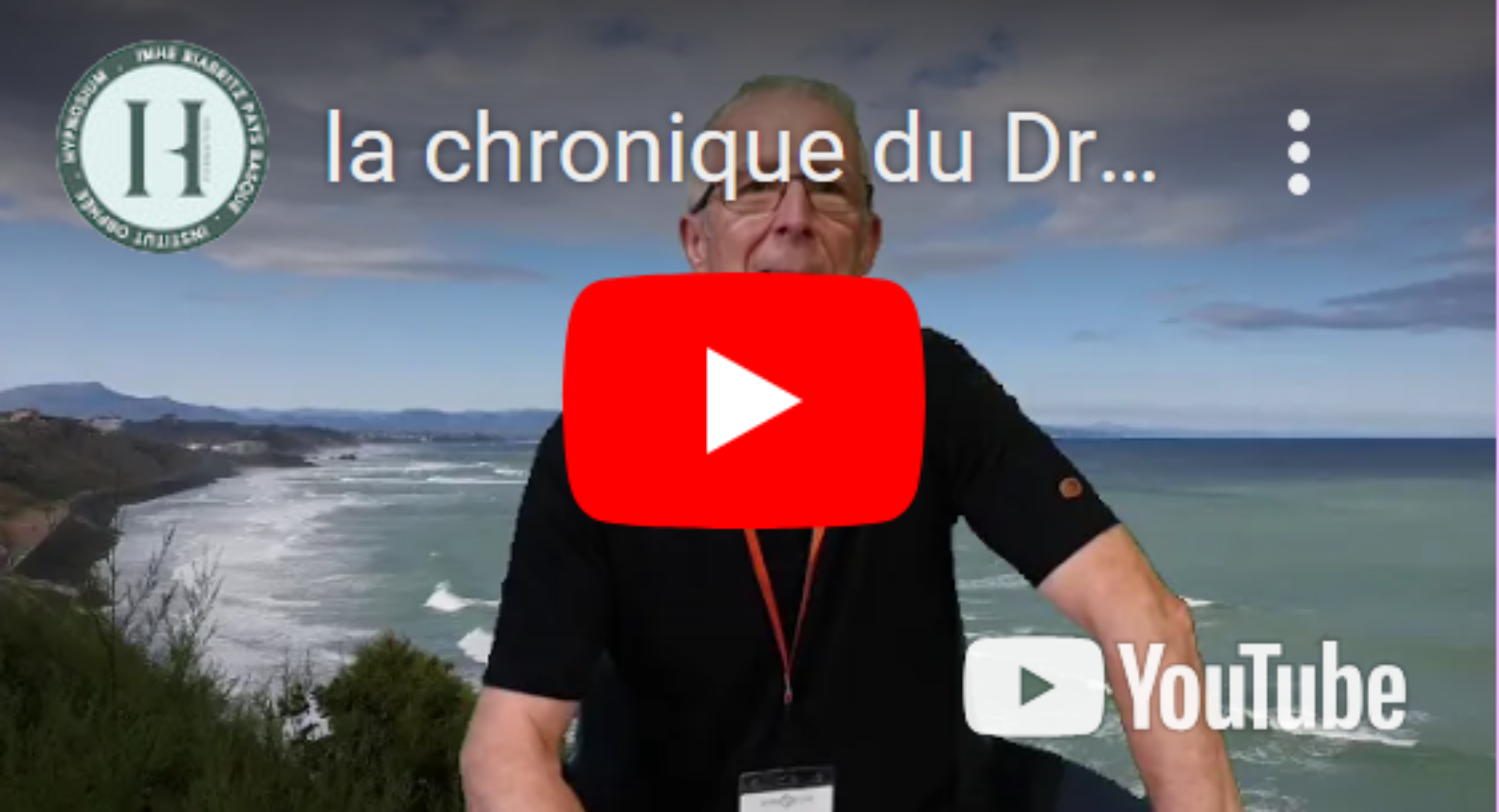 Au sujet de sa chronique mensuelle – Dr Bruno Blaisse