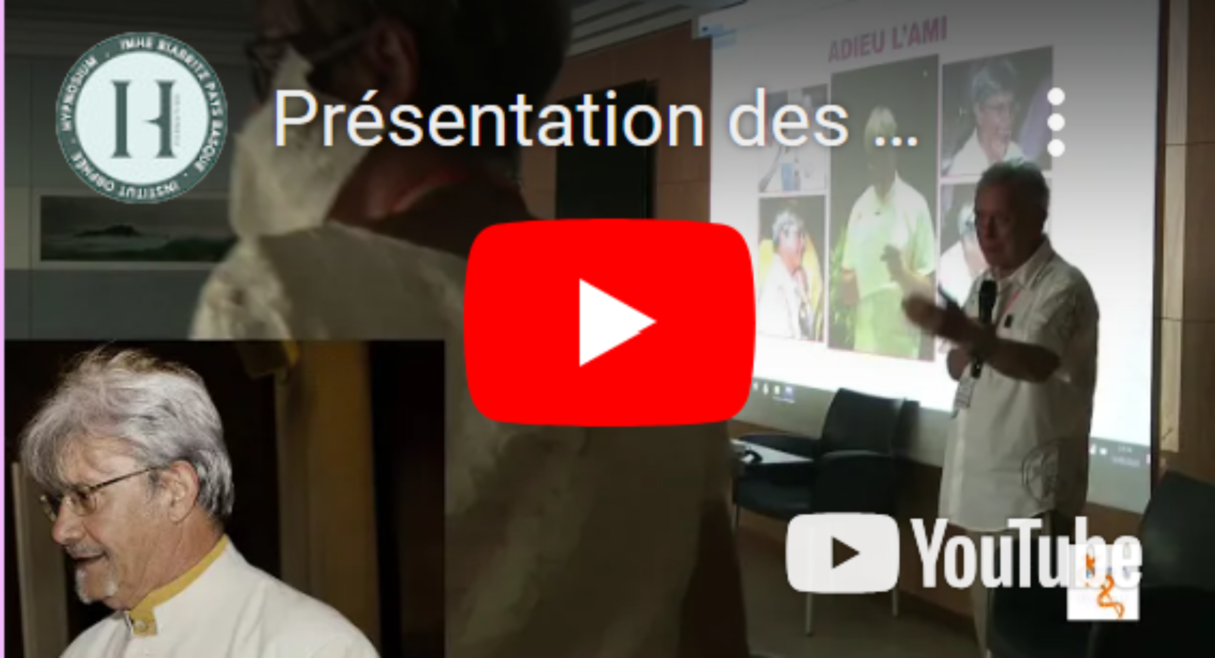 Présentation des JHB 2020, adieu à Joël de Martino