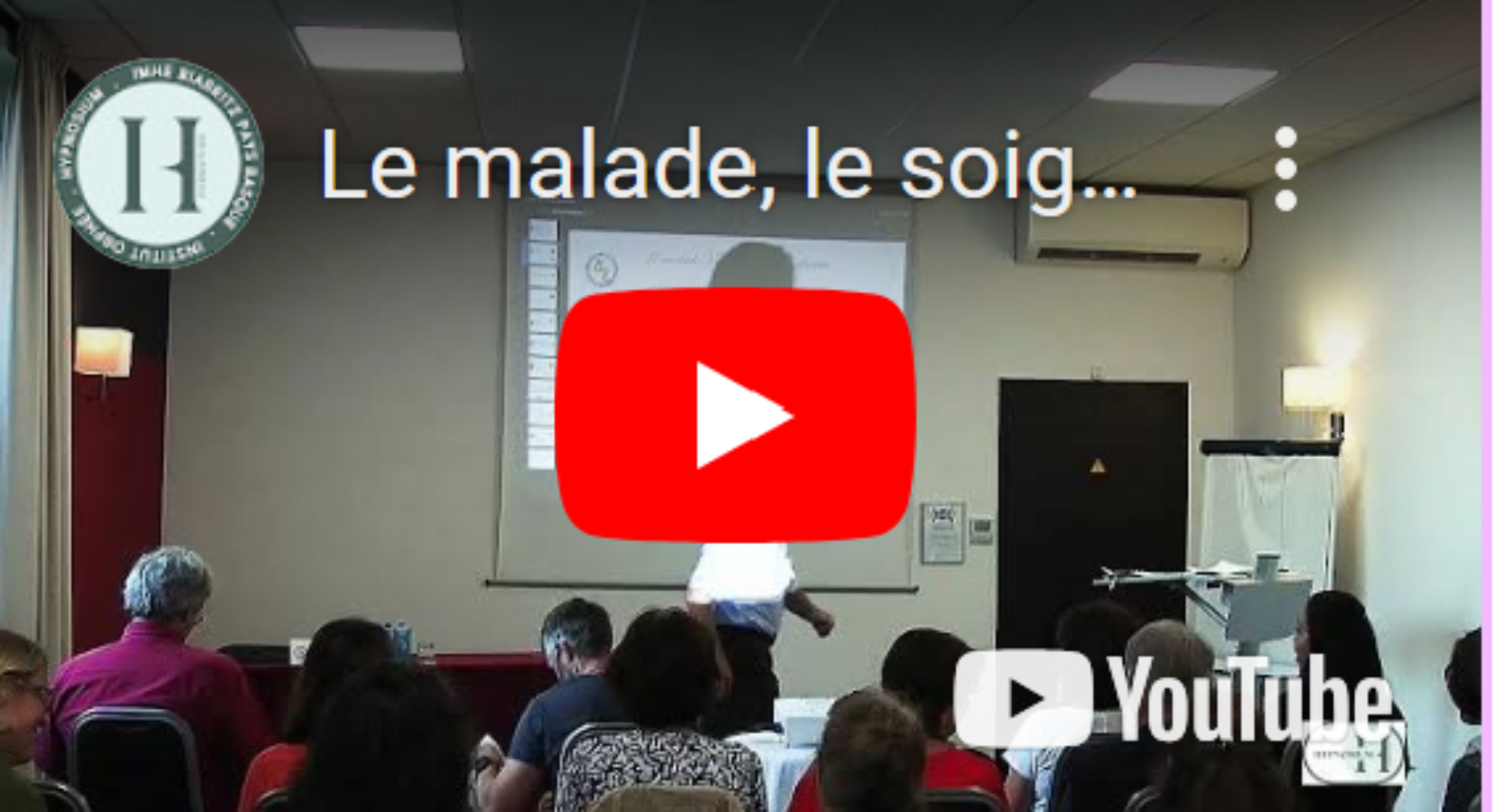 Le malade, le soignant et l’hypnose – Yves Halfon