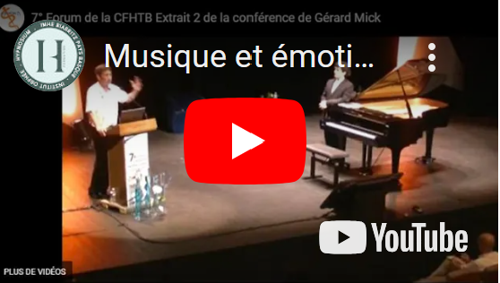 Lire la suite à propos de l’article Musique et Emotions – Dr Gérard Mick